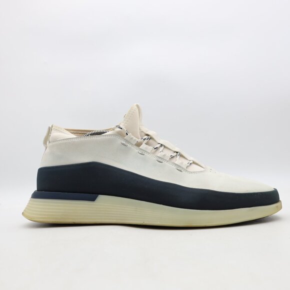 Wolf & Shepherd Crossover Mid Men's Size 11 M Cream Suede Black Lace Up Sneakers - Picture 1 of 12